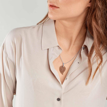 INDIA Leaf Anhänger small Rauchquarz von Tamara Comolli (P-IND-s-Smo-wg) online kaufen