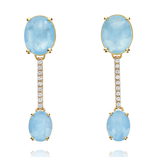 Eka Collier, Roségold & Weißgold von Nanis (OS6-596) online kaufen