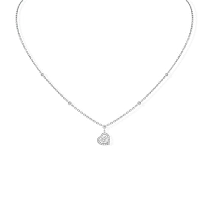Joy Coeur Halskette, Weißgold • Diamant von Messika (11437-WG)