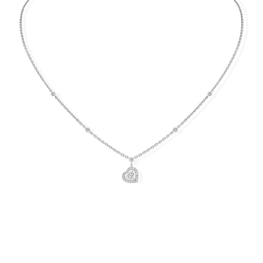 Joy Coeur Halskette, Weißgold • Diamant von Messika (11437-WG)