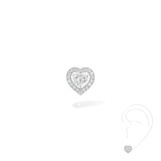 Joy Coeur Ohrstecker, Weißgold • Diamant von Messika (11562-WG)