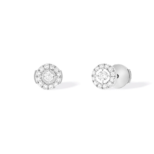 Joy Diamant Ohrstecker, Tricolor-Gold • Diamant von Messika (06954-WG)