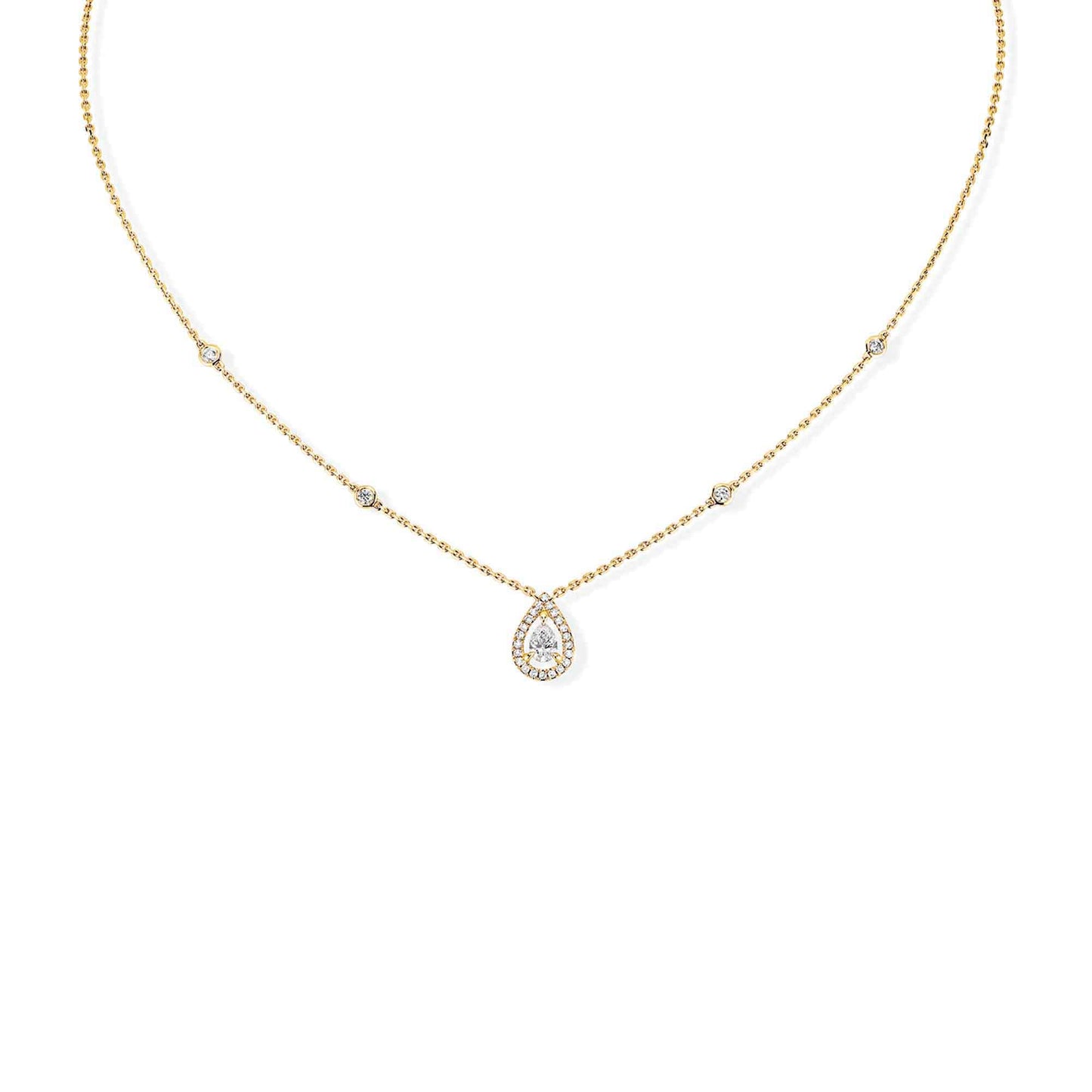 Joy Diamant Poire Collier, Gelbgold • Diamant von Messika (05224-YG)