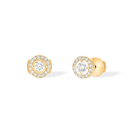 Joy Diamants Ronds X2 Ohrringe, Gelbgold • Diamant von Messika (06991-YG)