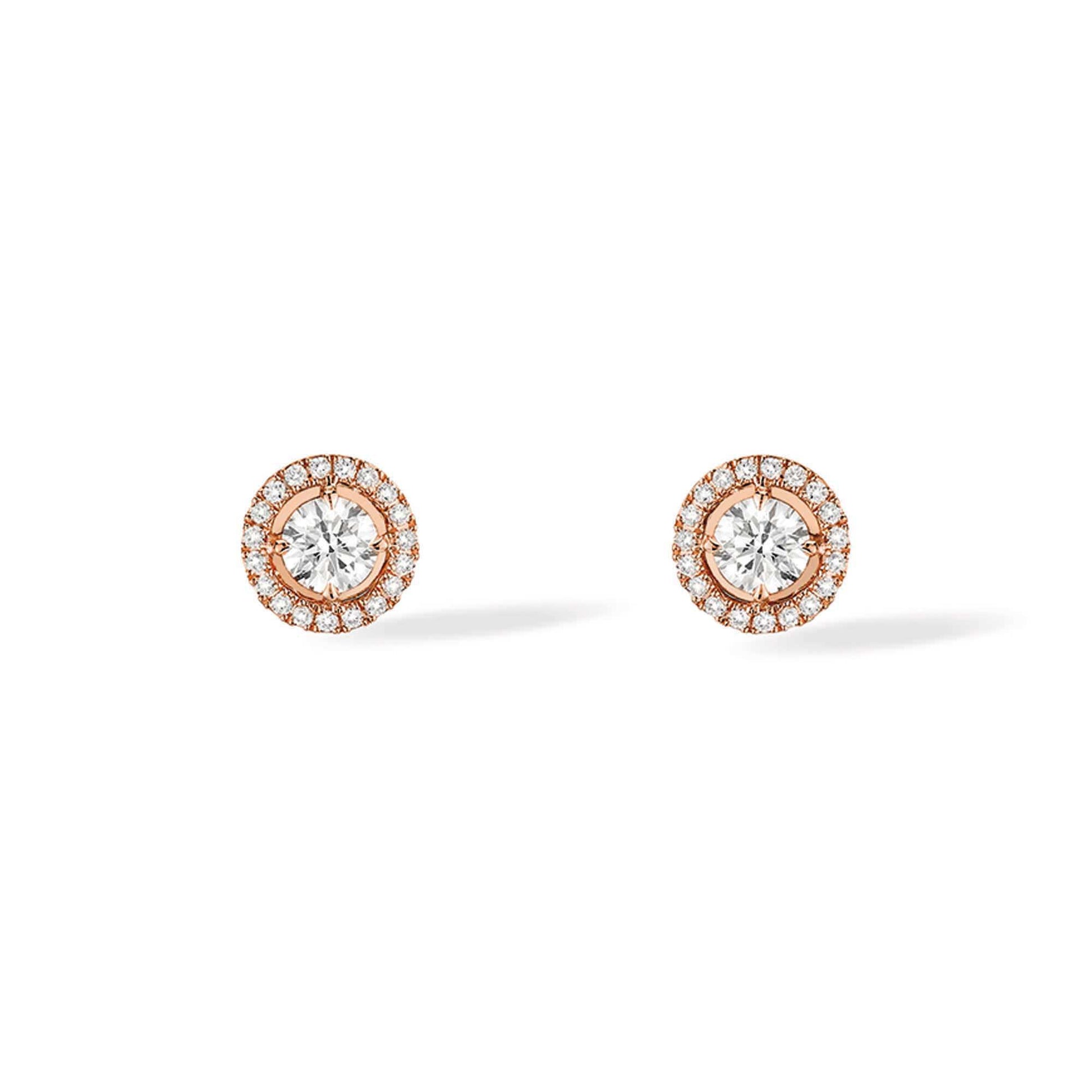 Joy Round Diamonds Ohrringe, Roségold • Diamant von Messika (04445-PG)