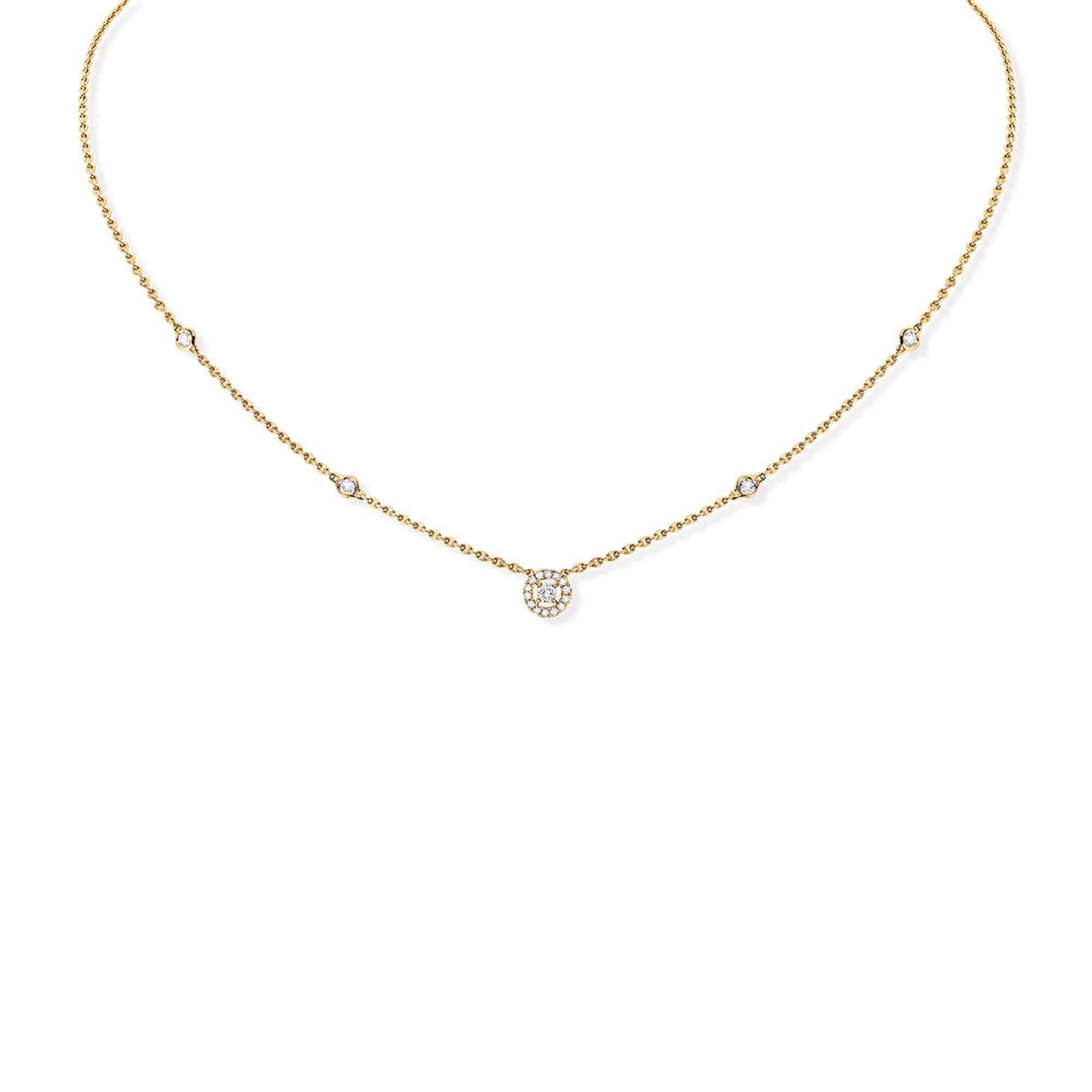 Joy XS Collier, Gelbgold • Diamant von Messika (05370-YG)