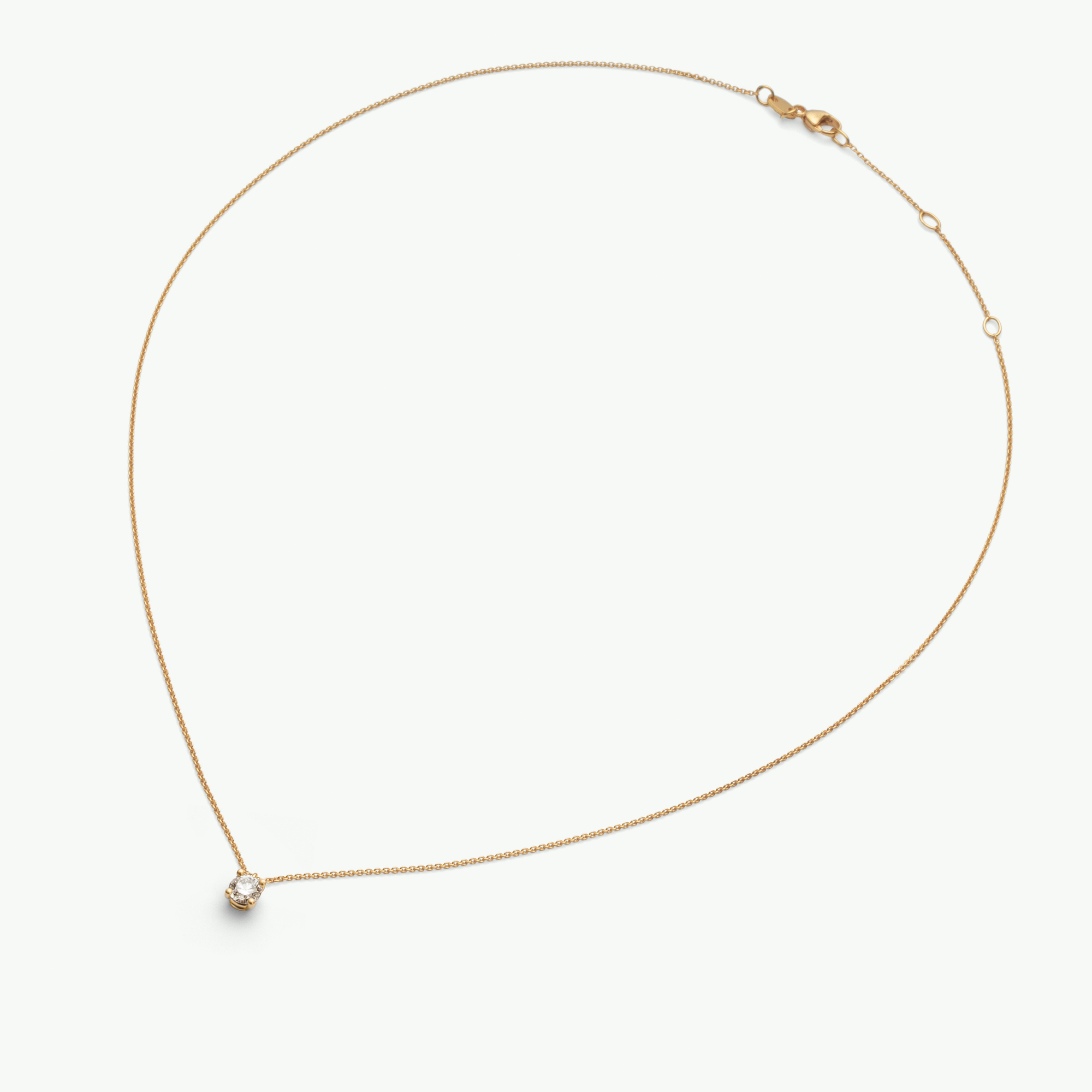 Bella Kette, recyceltes Gold & Labordiamant