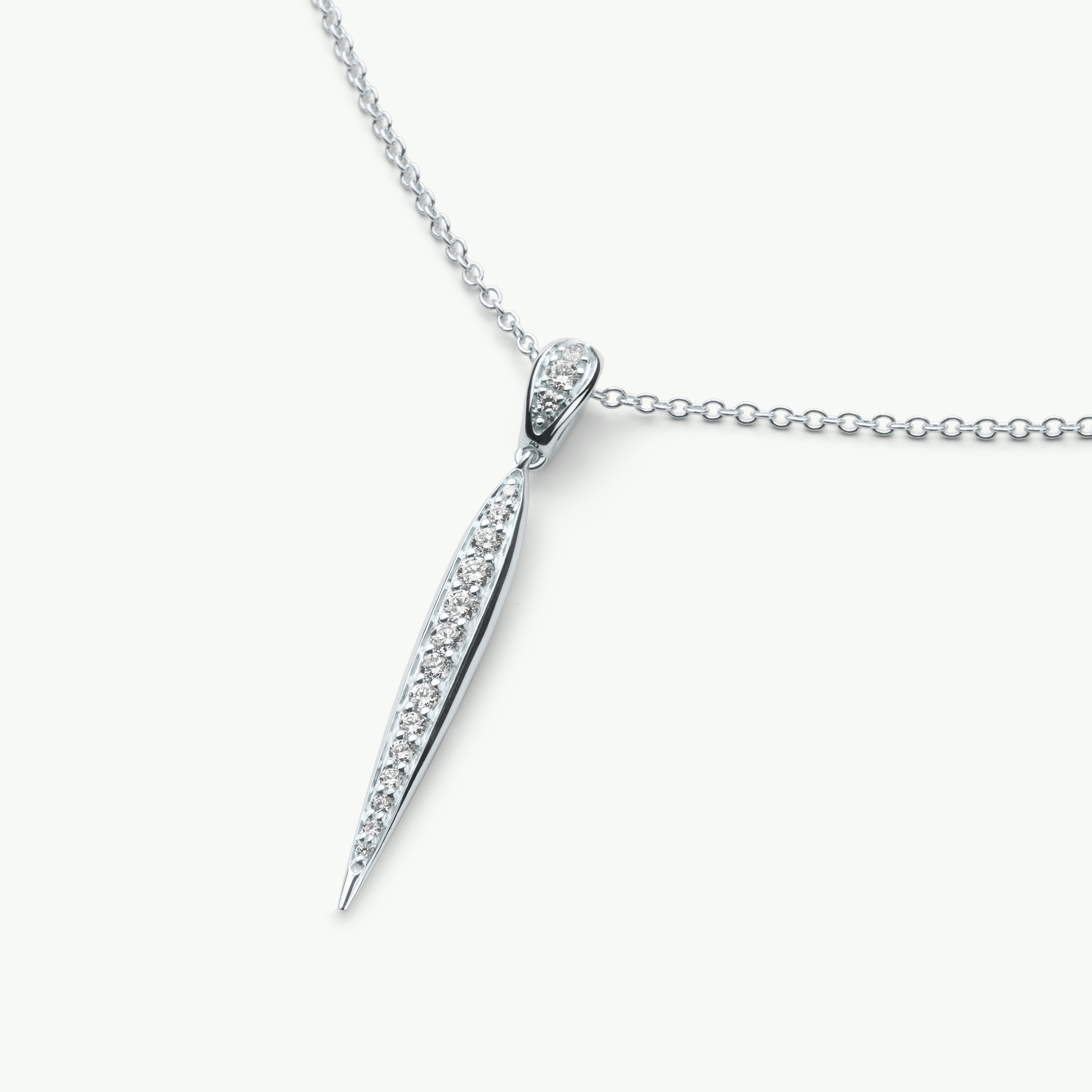 Roxanne Kette in Weißgold von The Good Bling Berlin