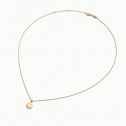 Golden Smile Kette, Recyceltes Gold & Labordiamant