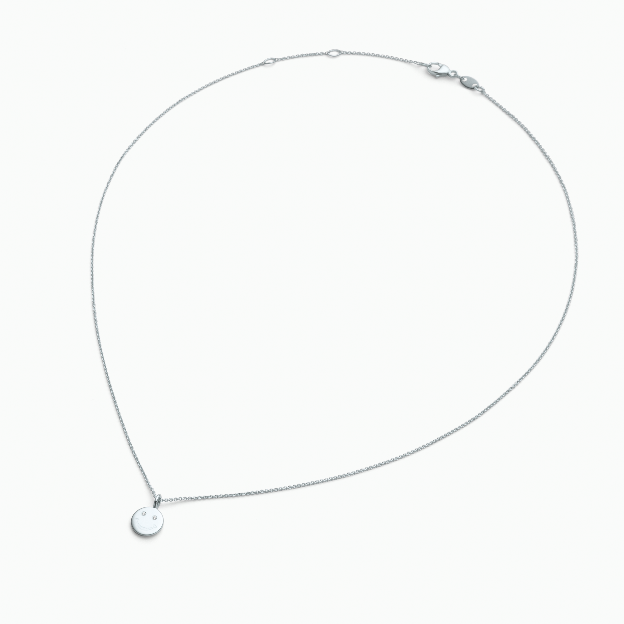 Golden Smile Kette, recyceltes Gold & Labordiamant