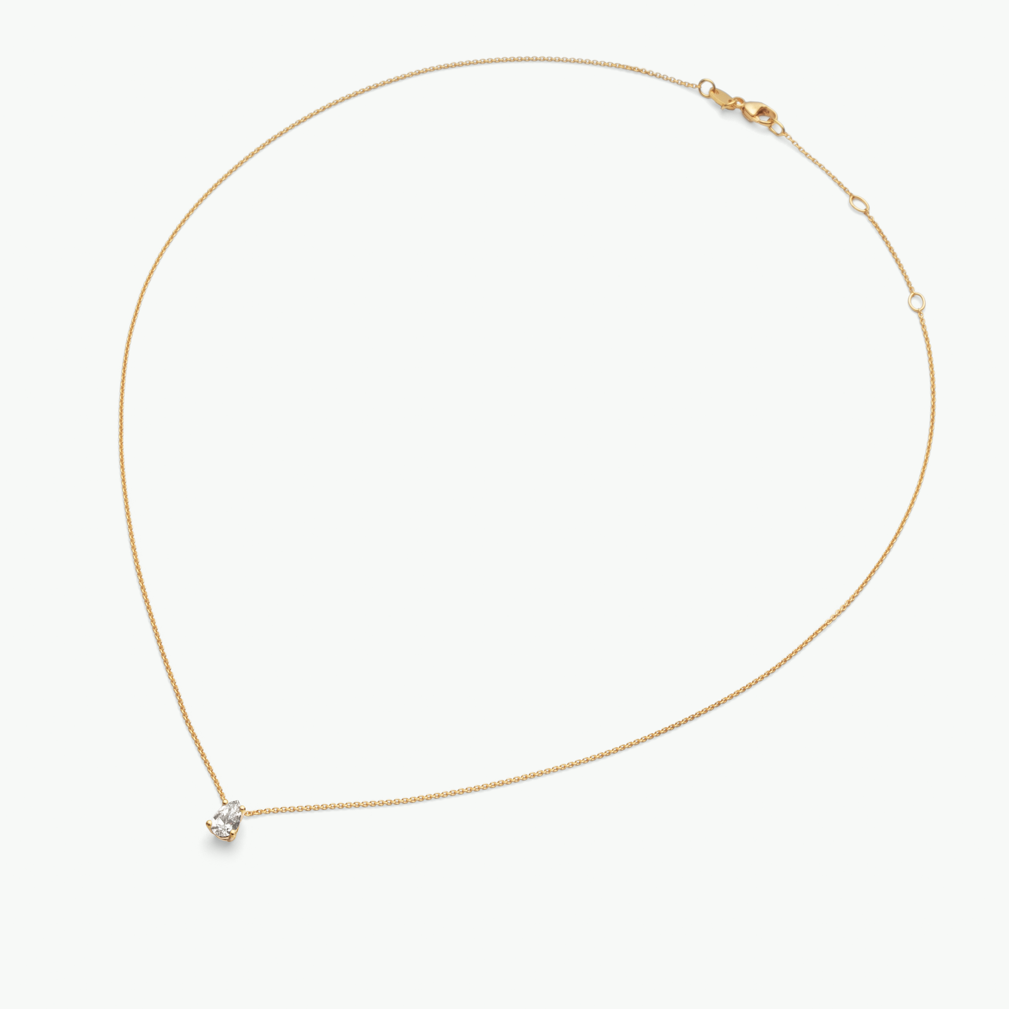 Zoe Kette, recyceltes Gold & Labordiamant