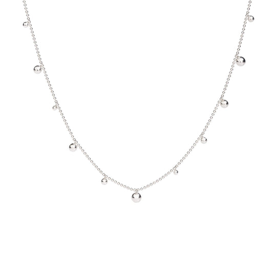 Lange Halskette Bollicine, Silber von DoDo (DCC0004-BOLLI-000AG)
