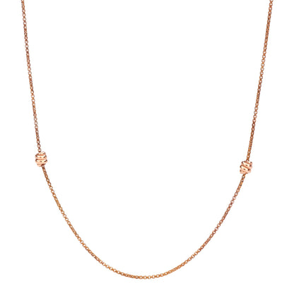 Lange Halskette Nodo, Roségold von DoDo (DCC0005-KNOT0-0009R)