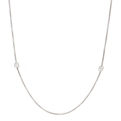Lange Halskette Nodo, Sterlingsilber von DoDo (DCC0005-KNOT0-000AG)