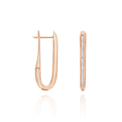 Libera Creolen, Roségold • Diamant von Nanis (OS2-602_rose)