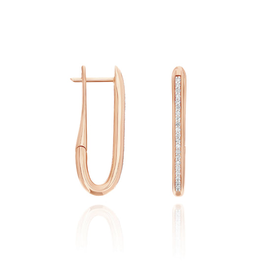 Libera Creolen, Roségold • Diamant von Nanis (OS2-602_rose)