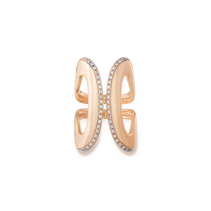 Libera Icon Ring, Roségold • Diamant von Nanis (AS3-604_rose)