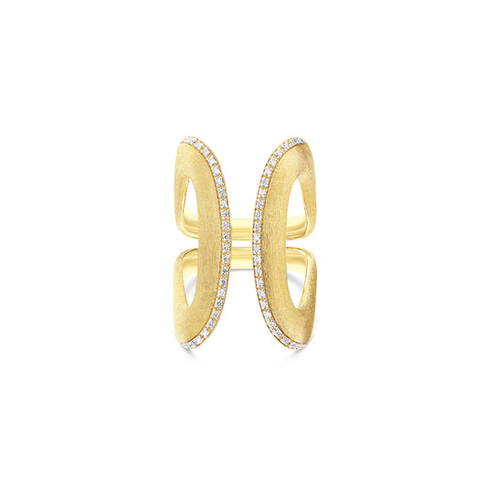 Libera Icon Ring, Gelbgold • Diamant von Nanis (AS3-604)
