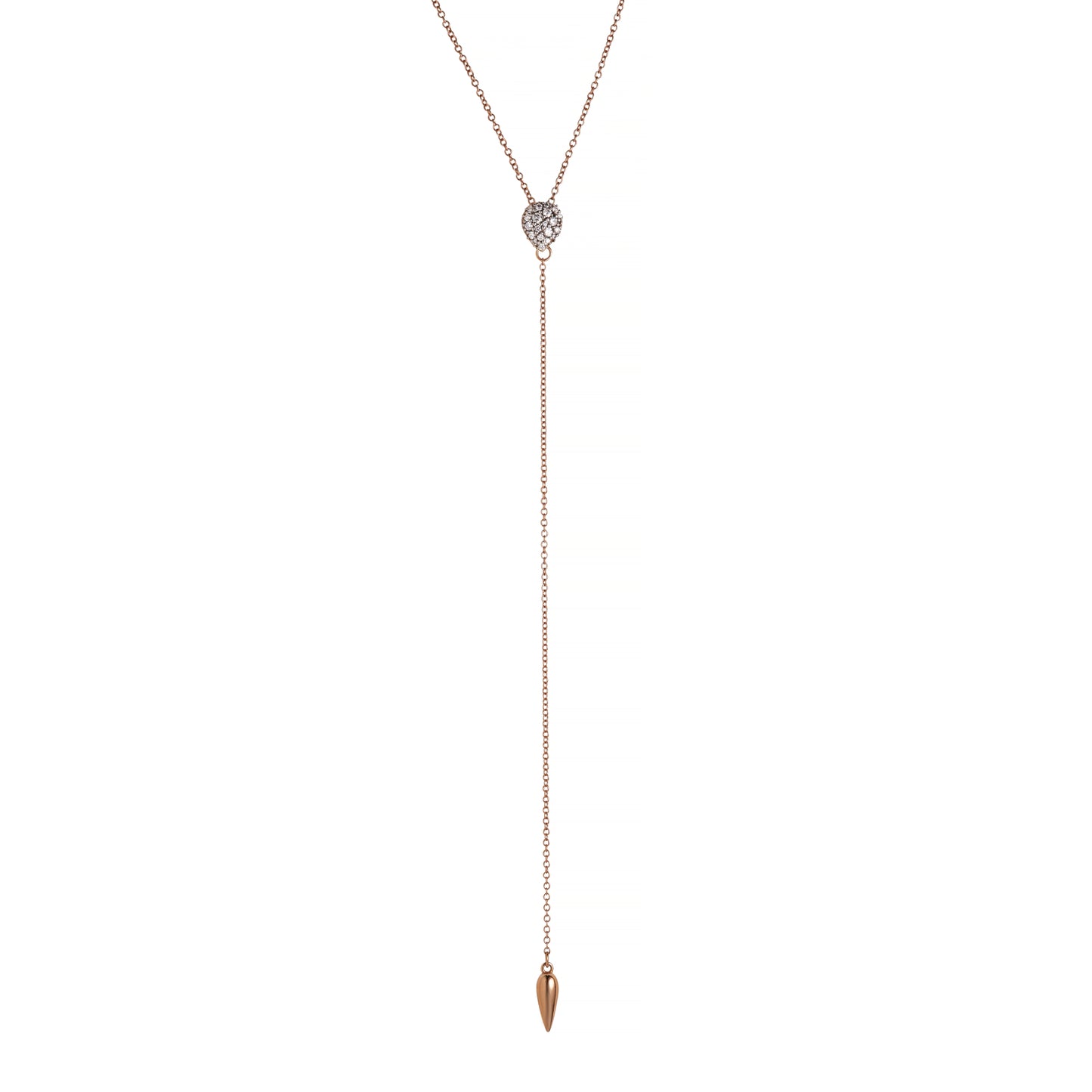 Luce Kette, Roségold • Diamant von Grimaldo (LU-PE02PW-01)