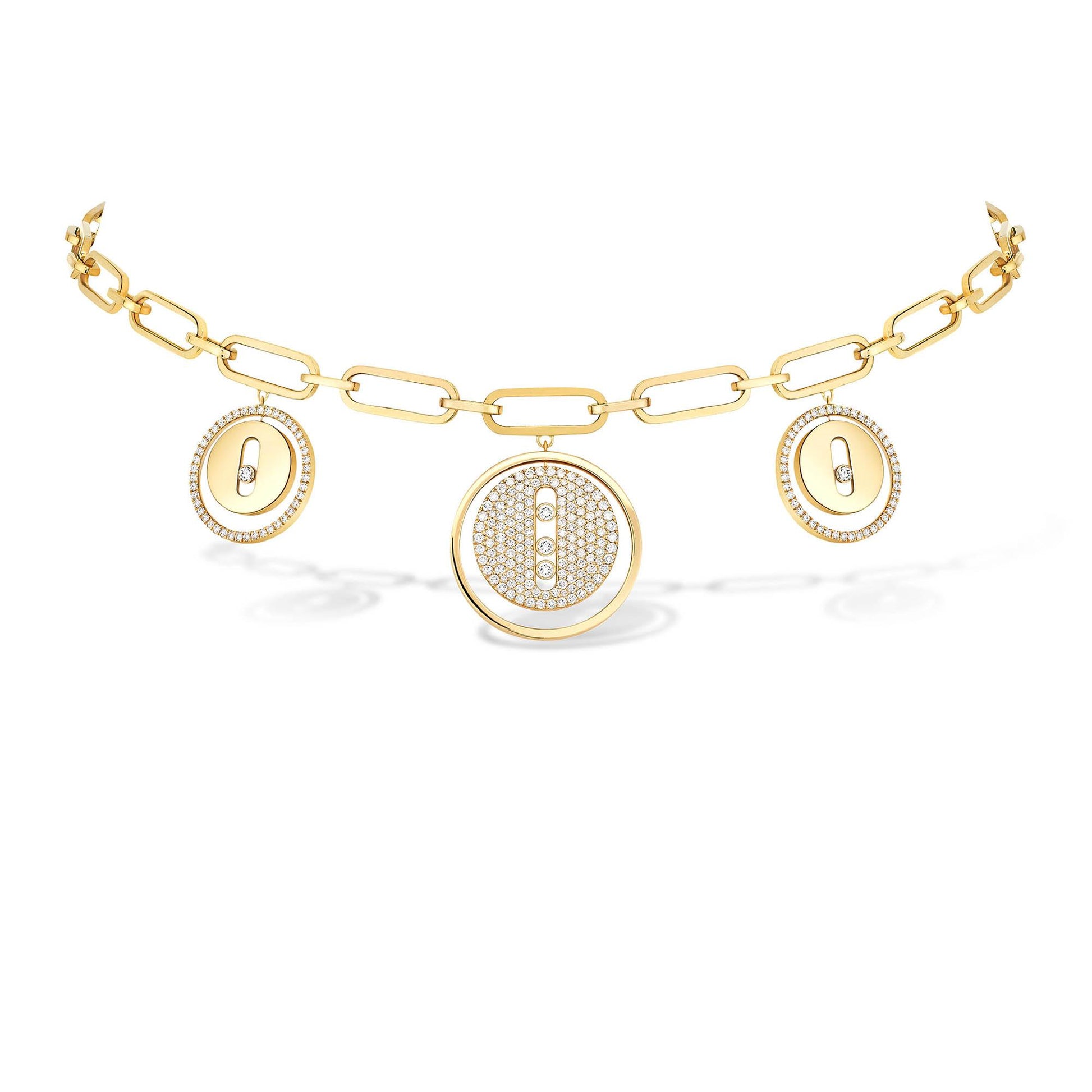 Lucky Move Charms Choker Kette, Gelbgold • Diamant von Messika (11972-YG)