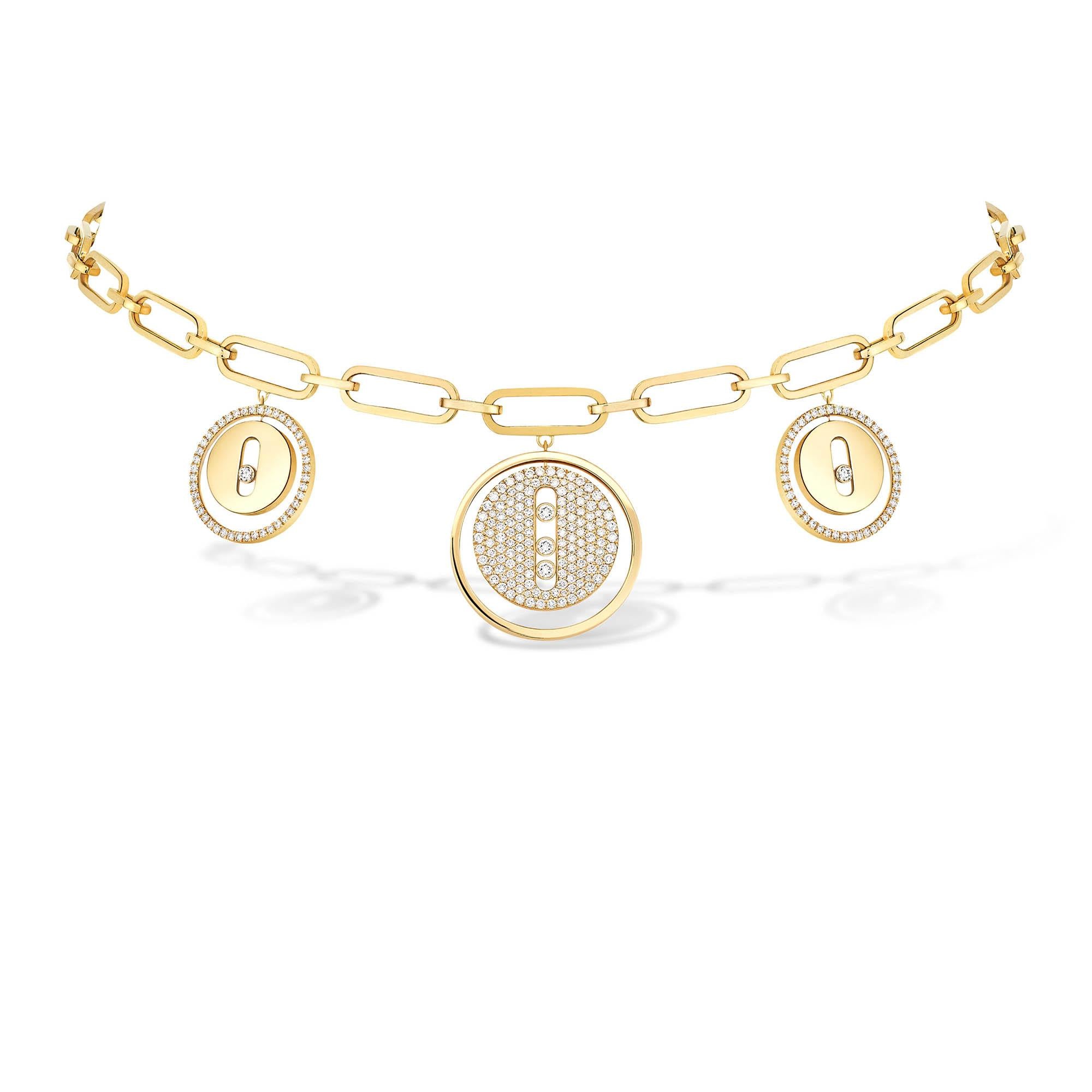 Lucky Move Charms Choker Kette, Gelbgold • Diamant von Messika (11972-YG)