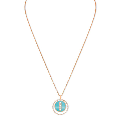 Lucky Move MM Kette Türkis, Roségold von Messika (10836-PG) online kaufen