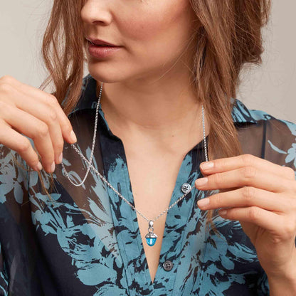 MIKADO Bouquet Anhänger Sky Topas, Weißgold von Tamara Comolli (P-MB-ToSky-wg) online kaufen