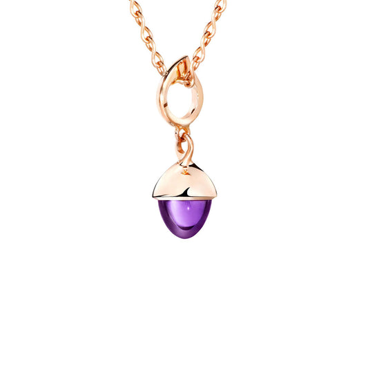 MIKADO Flamenco Anhänger Amethyst, Roségold von Tamara Comolli (P-MFL-Am-rg) online kaufen
