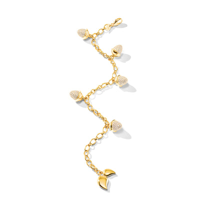 MIKADO Flamenco Charm Diamond Pavé Armband von Tamara Comolli (B-MFL-Ch-p-yg) online kaufen