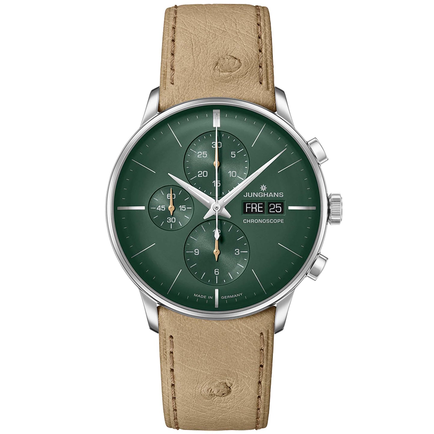 Meister Chronoscope - englisches Datum, Bicolor-Gold von Junghans (27/4222.03)