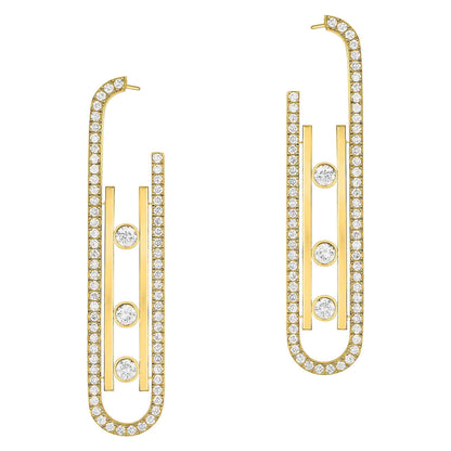 Move 10th Ohrringe KM, Gelbgold • Diamant von Messika (10811-YG)