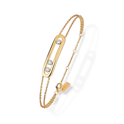 Move Classique Armband, Gelbgold • Diamant von Messika (03996-YG)