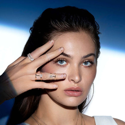Move Noa Pavé Ring, Weißgold von Messika (06129-WG) online kaufen