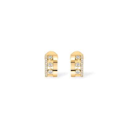 Move Romane Mini Creolen, Gelbgold • Diamant von Messika (07178-YG)