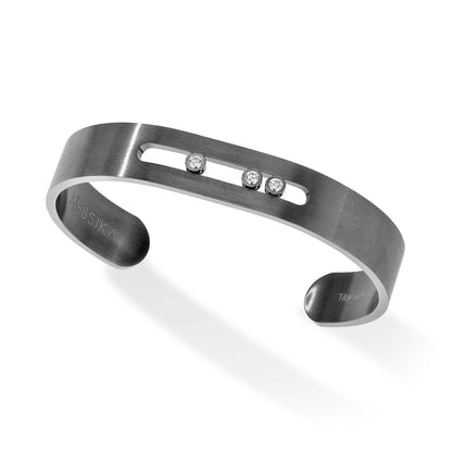 Move Titanium Graphite Armreif, Titan • Diamant von Messika (06585-TG)
