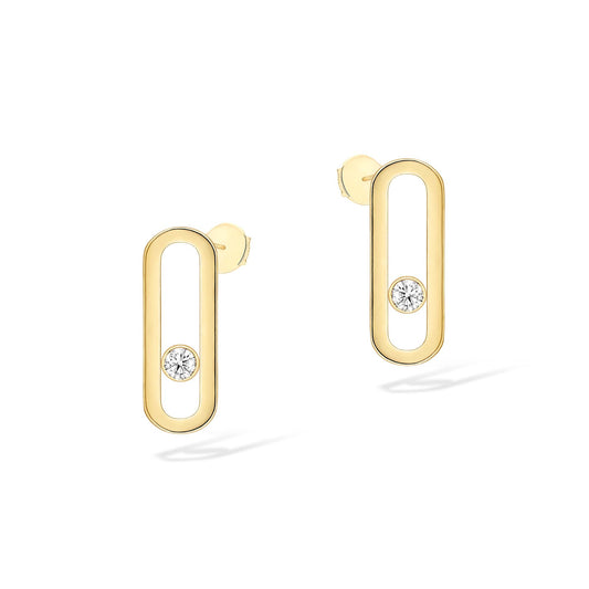 Move Uno Ohrringe, Gelbgold • Diamant von Messika (12182-YG)