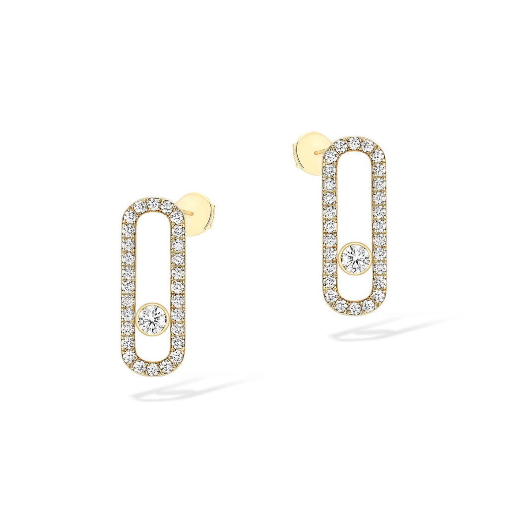 Move Uno Ohrringe, Gelbgold • Diamant von Messika (12183-YG)