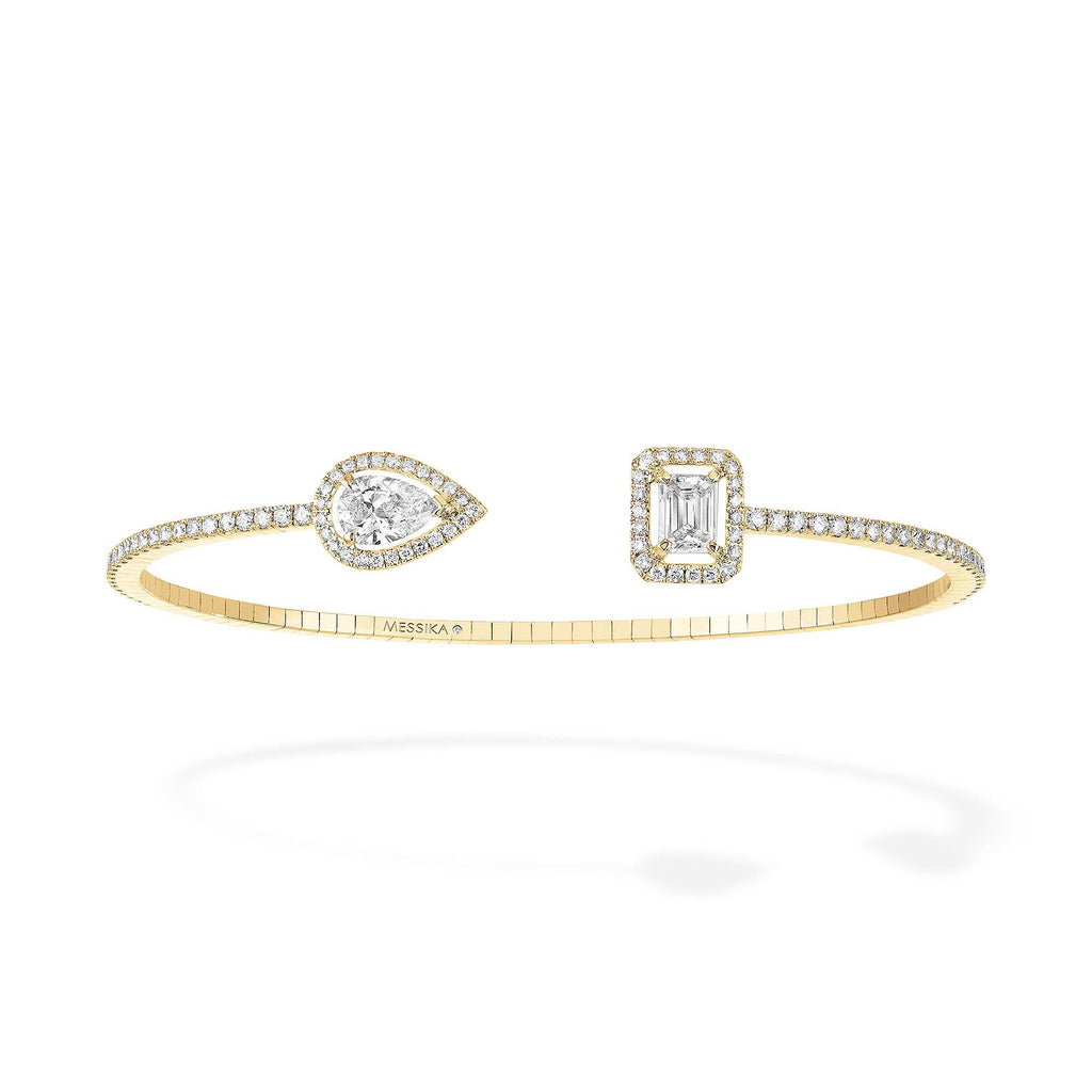 My Twin Skinny X2 Armreif, Gelbgold • Diamant • Smaragd von Messika (06492-YG)