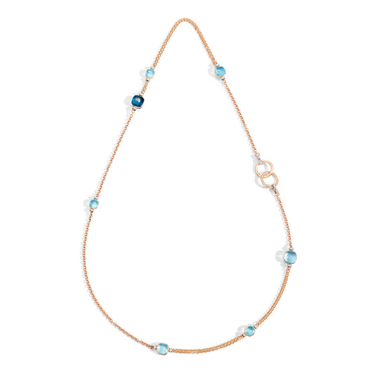 Nudo Halskette, Bicolor-Gold • Diamant • Topas von Pomellato (PCB9050O6000BOYTL)