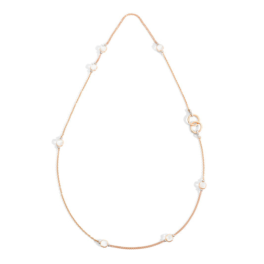 Nudo Halskette, Bicolor-Gold • Perlmutt • Topas von Pomellato (PCB9052O6000000TB)