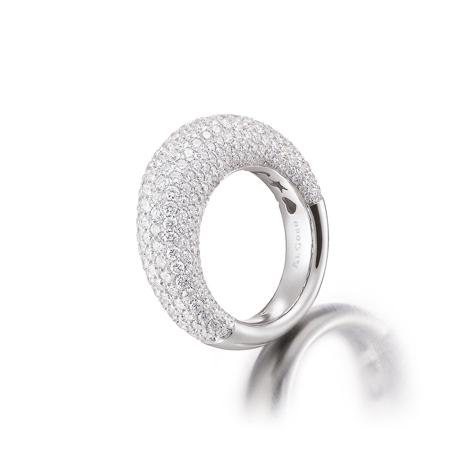 O-Cellection Ring, Weißgold • Diamant von Al Coro (R6664)