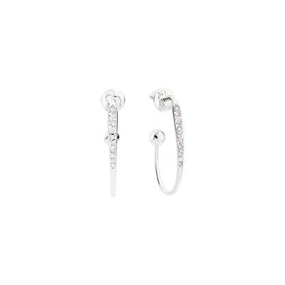 Ohrringe Essentials Precious, Weißgold • Diamant von DoDo (DOC0010-OHOOS-DB0OB)