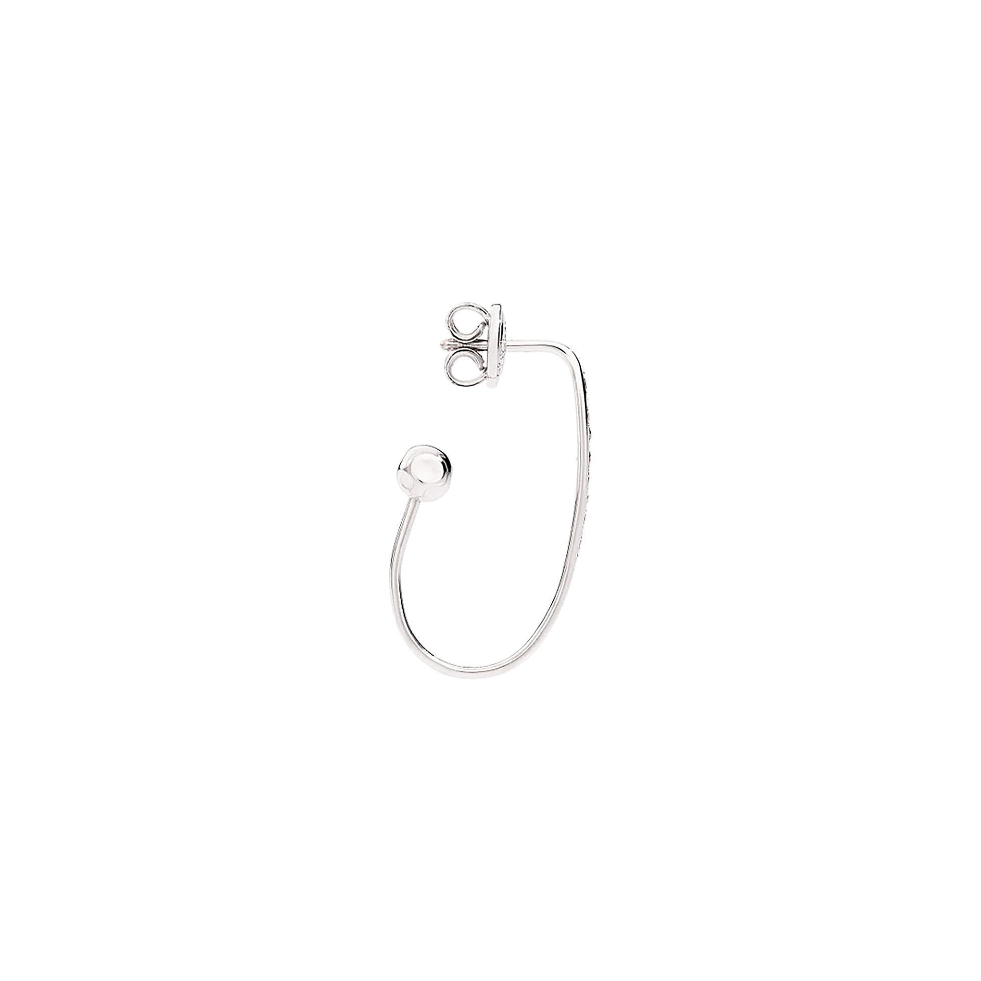 Ohrringe Essentials Precious, Weißgold • Diamant von DoDo (DOC0010-OHOOS-DB0OB)
