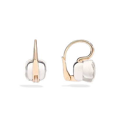 Ohrringe Nudo, Bicolor-Gold • Topas von Pomellato (POA1070O6000000TB)
