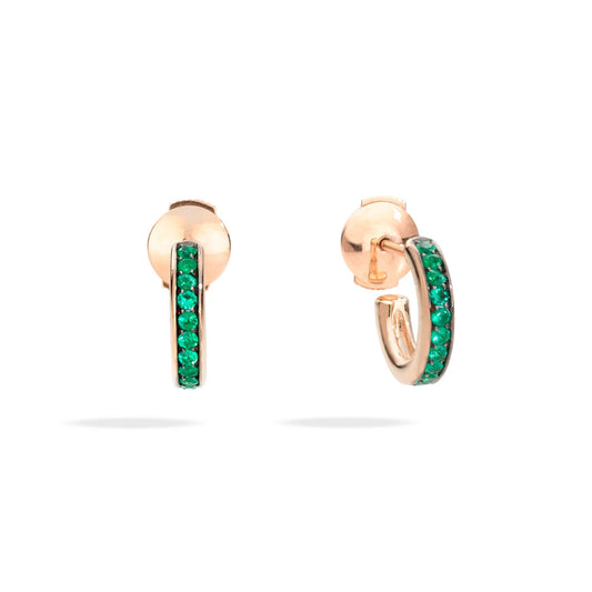 Ohrringe Pomellato Together, Roségold • Smaragd von Pomellato (POB8110O7BKRSM000)