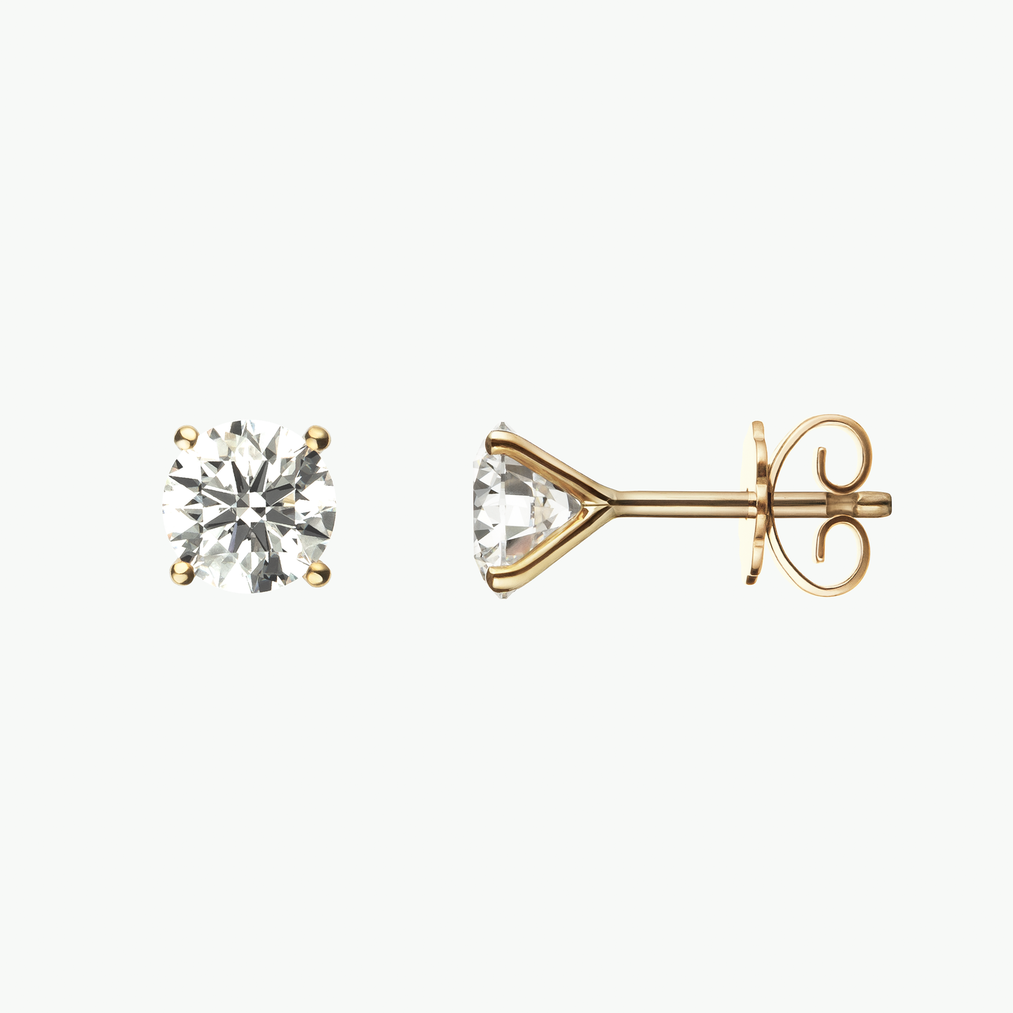 Diana Ohrstecker in Gelbgold von The Good Bling Berlin