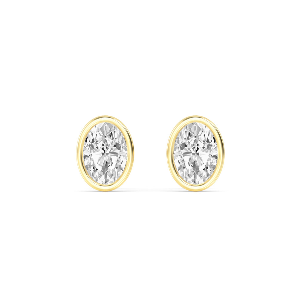 Lotta Ohrstecker in Gelbgold von The Good Bling Berlin
