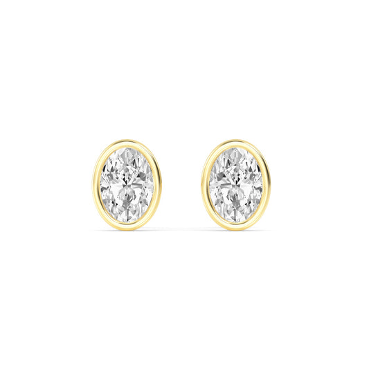 Lotta Ohrstecker in Gelbgold von The Good Bling Berlin