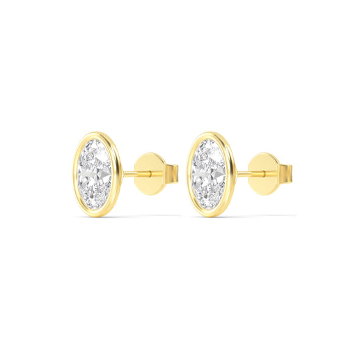 Lotta Ohrstecker in Weißgold von The Good Bling Berlin