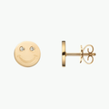 Twinkle Smile Ohrstecker in Gelbgold von The Good Bling Berlin
